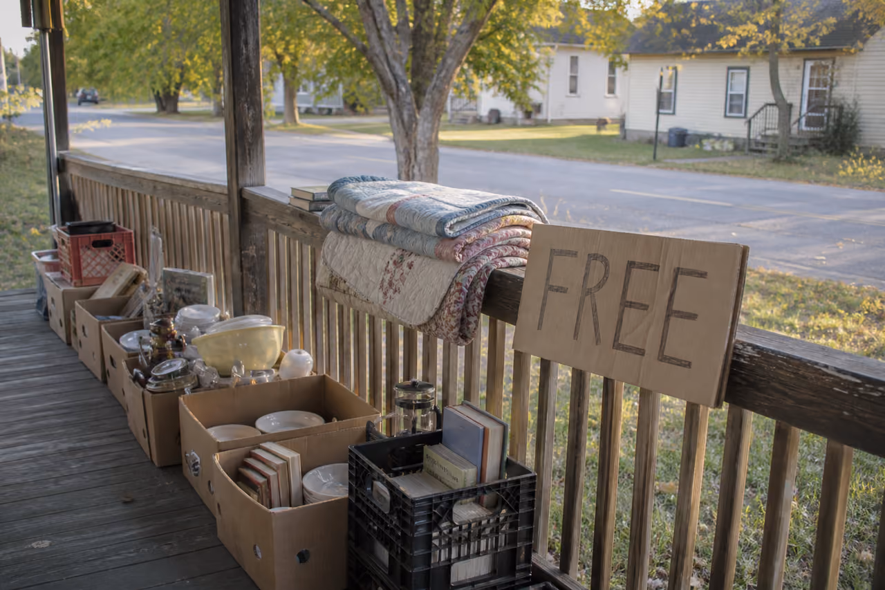 Free Household Goods on a Western KY Porch