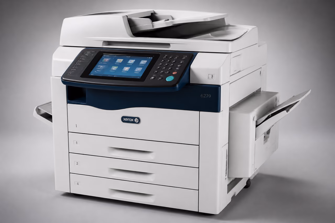 Xerox 6279 Multifunction Printer in a Studio Setting