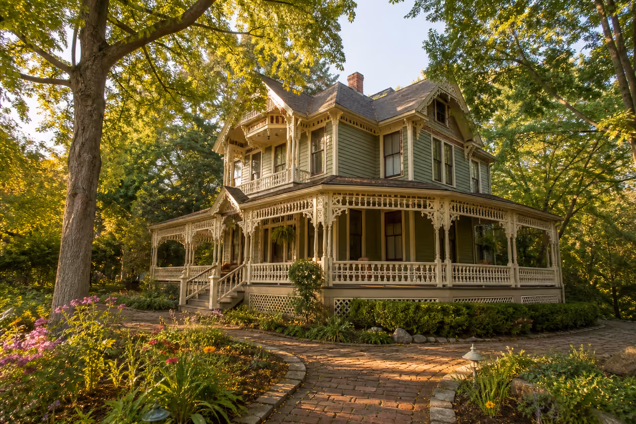 Victorian Historic Home with Wraparound Porch in Arkansas
