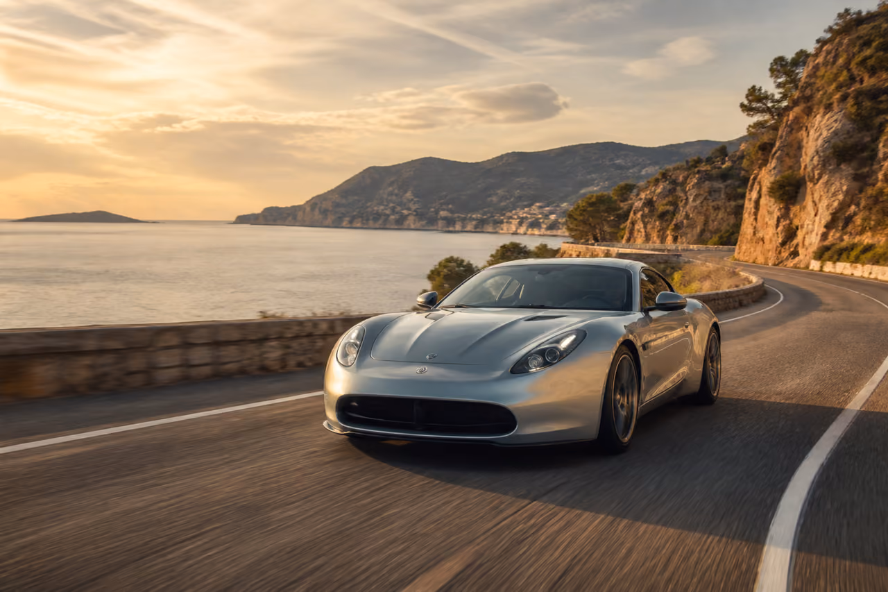 European Auto Sports Coastal Drive at Golden Hour