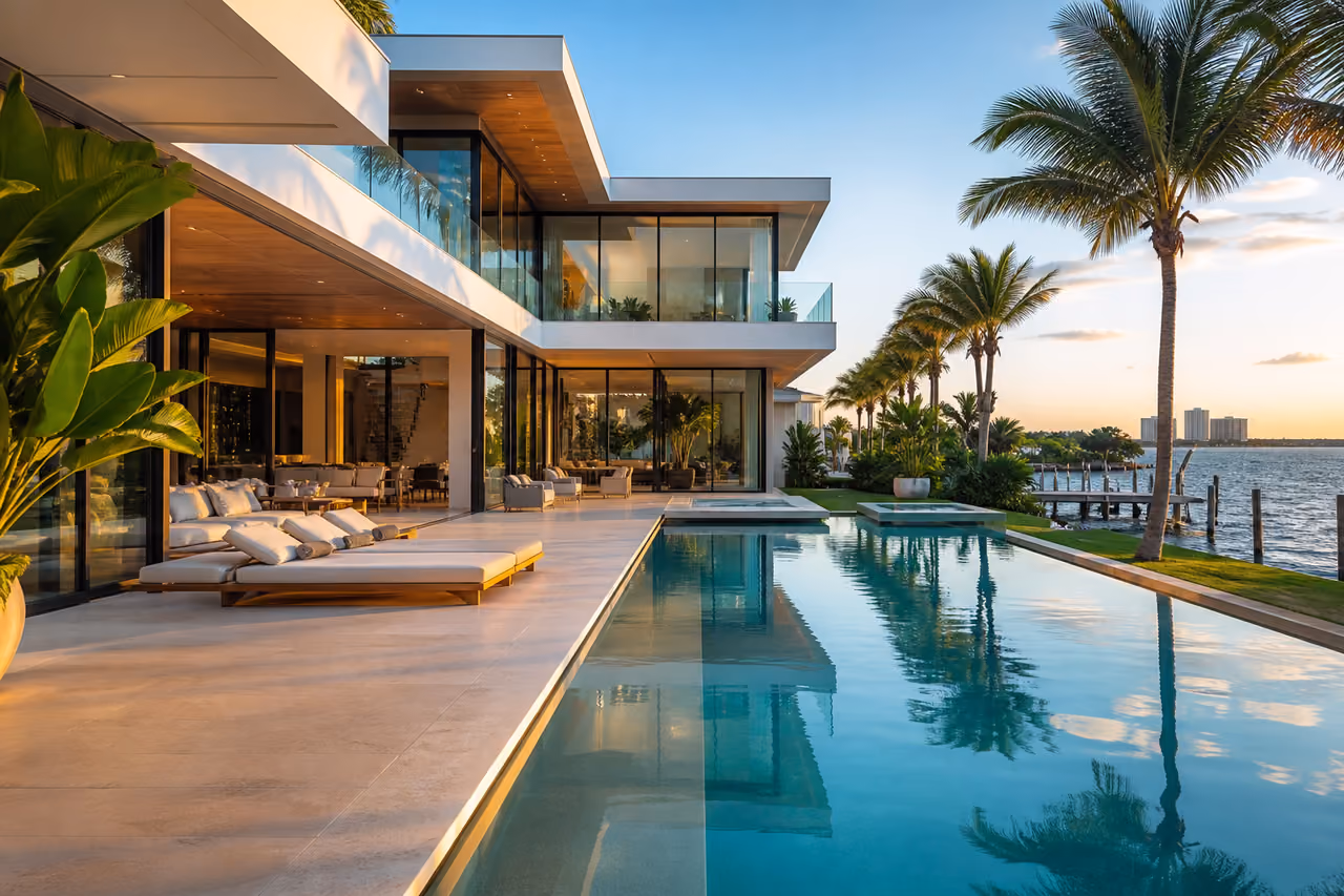 Modern Luxury Villa with Infinity Pool in Miami