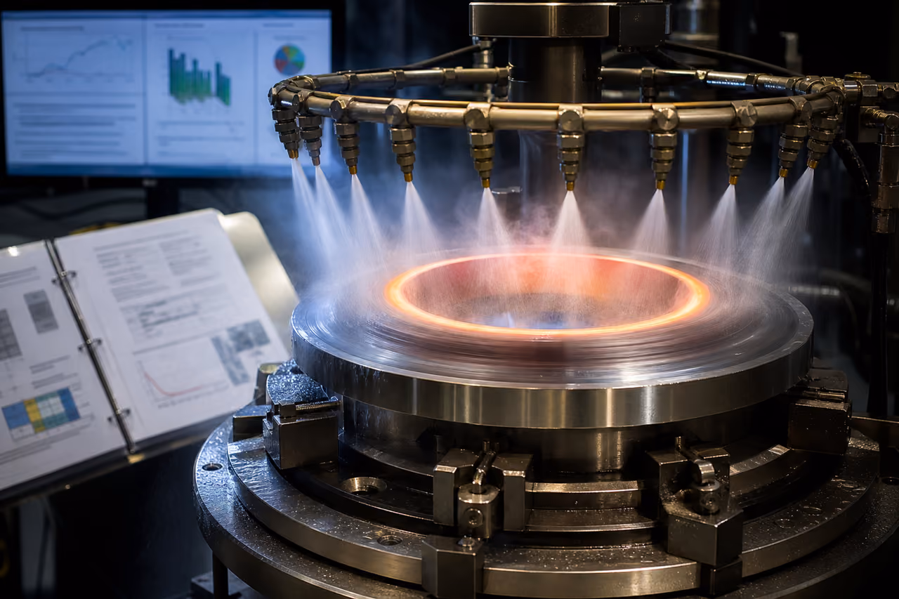Orbital Quenching PDF Process in a Metallurgy Lab